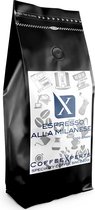 Koffiebonen - Espresso Alla Milanese - 1 Kg - Espresso - Cappuccino - Specialty Coffee - Barista - Vers Gebrande Aromatische Koffie - Koffie Bonen voor Volautomatische en Handmatig
