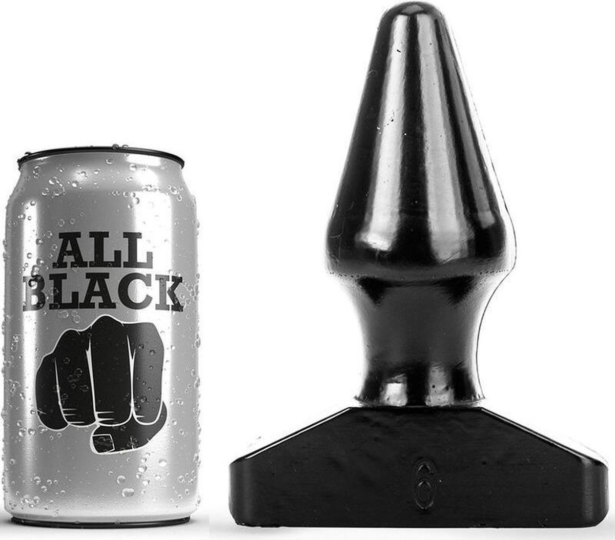 Goedkoopste All Black | All Black Plug 15,5 cm - Black