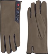 Leren handschoenen dames model Randazzo Color: Flame, Size: 8,5