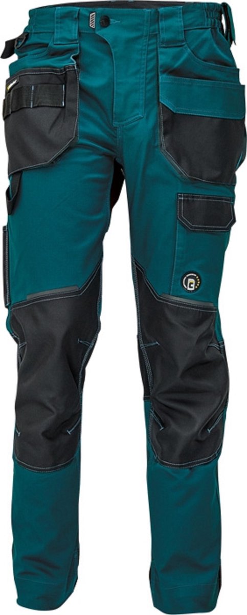 Cerva Dayboro werkbroek Petrol Blauw/Zwart maat 62