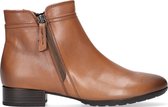 Gabor 718 Enkellaarsjes - Enkelboots met rits - Dames - Cognac - Maat 40