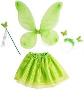 Carnival Toys Verkleedset Fee Meisjes 43 X 48 Cm Groen 4-delig