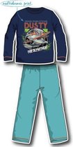 Disney Planes Pyjama - Katoen velours - Navy - Maat 122/128 (8 jaar)