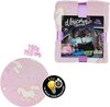 foto van Glow in the dark deken Eenhoorn 130x150 | glow in the dark | plaid | kinderdeken | plaids | unicorn | eenhoorn