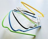 Spatbril / Veiligheidsbril / Beschermbril brillen -   5 stuks/ 10 lenzen - Past ook over correctiebril