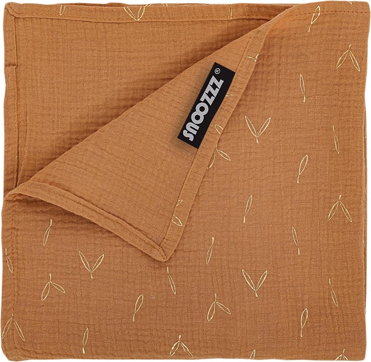 Goedkoopste Snoozzz Hydrofiel doek XL Swaddle - de beste kwaliteit zachte Hydrofiel - 100 katoen - 120 x 120 cm - camel goud