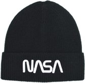 Bonnet NASA - Broderie Zwart - Unisexe - Taille unique
