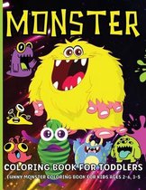 Monster Coloring Book For Toddlers