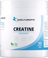 Creatine Monohydraat | Pre workout - 500 gram creatine poeder - Muscle Concepts