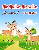 Niedliche Hirsche Ausmalbuch