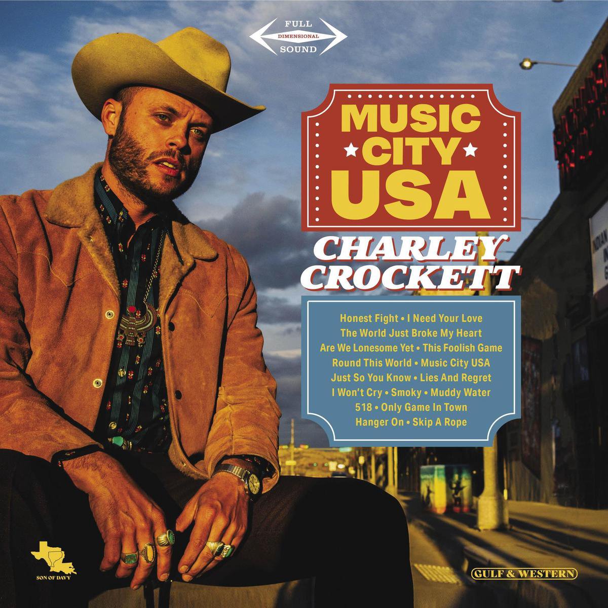 Charley Crockett - Music City Usa - 2LP Vinyl