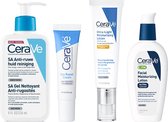 CeraVe Best Selling hydraterende huidverzorgingsset voor gecombineerde huid- Hyaluronic Acid - Salicylic Acids - Niacinamide - Ceramiden - SPF 30