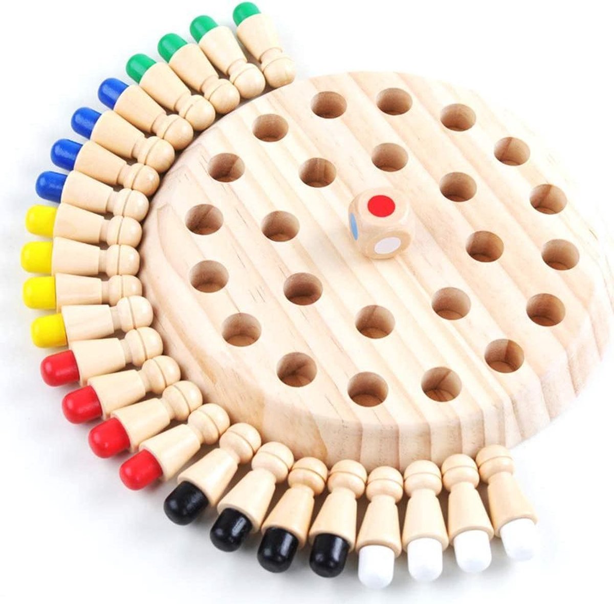 WoodyDoody Breinbreker Spelletjes 4 Jaar EXTRA LARGE VARIANT - Educatief Spel - Kinderspellen Schaakspel Bordspel Kinderen 3 Jaar Houten Puzzel - Montessori Speelgoed - Educatief Speelgoed 4 Jaar – Houten Speelgoed - Educatief Spel - Kinderspeelgoed — afbeelding 3