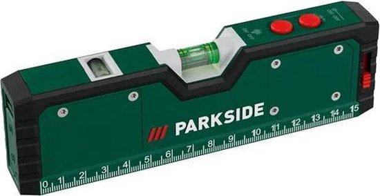 Parkside® - Laserwaterpas - Kruislijnlaser - Bouwlaser - Met mini-statief - Pointerfunctie - LED verlichting - PARKSIDE