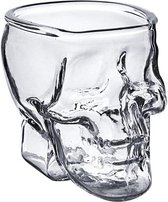 WiseGoods Luxe Skull Glazen - Feest Glazen - Halloween Accessoires - Schedel Vorm Glas - Borrelglaasjes - Bar Benodigdheden - 6x