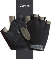 Huwai Mountainbike Handschoenen - Comfortabele Fietshandschoenen - Antislip - Perfecte Pasvorm - Ventilerend - Extra Grip - Zwart