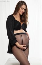 Gatta zwangerschapspanty Mamma 20 den, panty met stippen, zwarte hippe positiepanty, maat M (3)