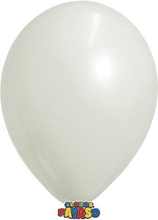 Zakje met 15 parelmoer witte ballonnen - 30cm doorsnee (12 inch) - Biologisch afbreekbaar