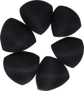 Bobbels & Putten - Bh vulling groot - 3 paar - bh pads - zwart - bikini pads - vulling voor comfort bra - 6 stuks - pads comfort bra - grote maten
