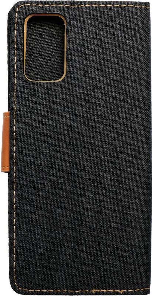 CANVAS Book case Geschikt voor SAMSUNG S20 Plus - zwart