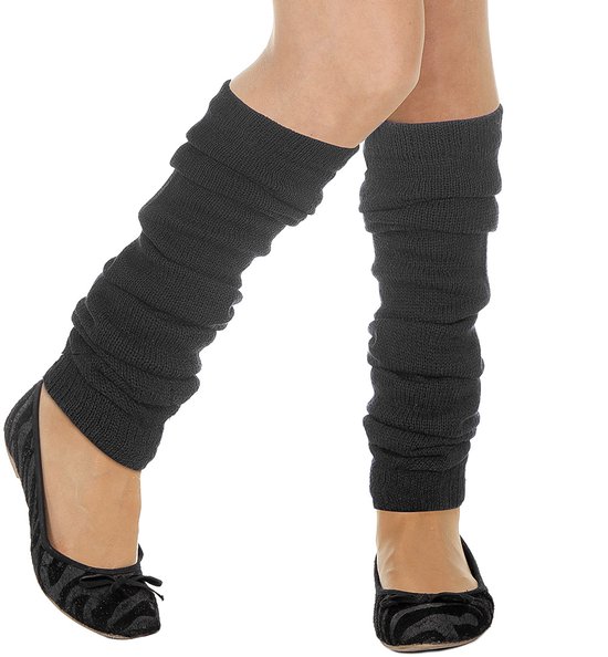 TUKNN Beenwarmers sokken, hand- en beensieraden, gebreide beenwarmers voor de winter, jaren neon manchetten, beenwarmers van wol voor herfst en winter, nethandschoenen, manchetten, roze, 2 paar, roze