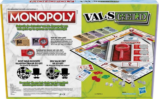 Thumbnail van een extra afbeelding van het spel Monopoly Vals Geld - Bordspel