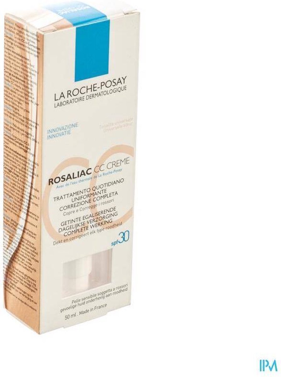 La RochePosay Rosaliac CC crème (SPF 30) 50ml Corrigeert