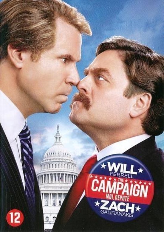Will Ferrell en Zach Galifianakis met het Capitool op de achtergrond.