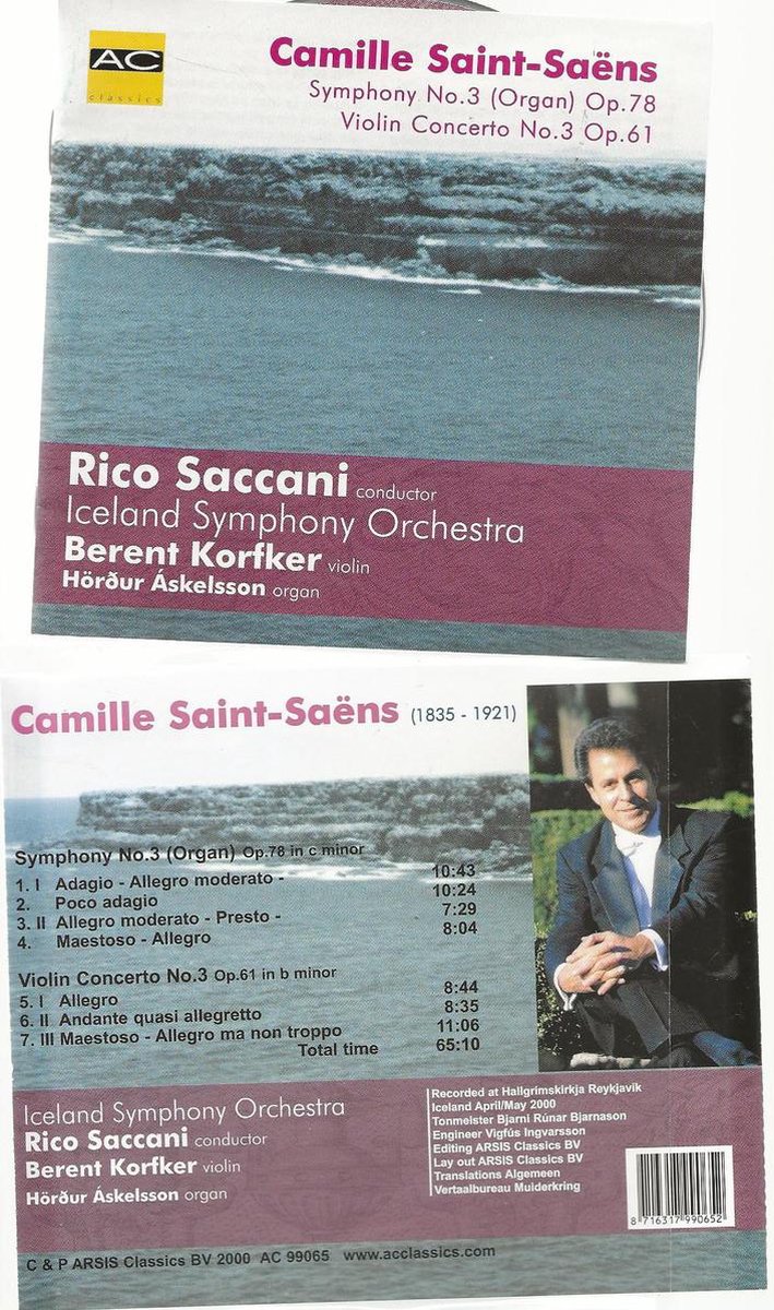 Violin 3 & Sym 3: Saint Saens