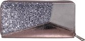 Yehwang - Wallet Glitter Accent - Grey - 10 x 20 cm
