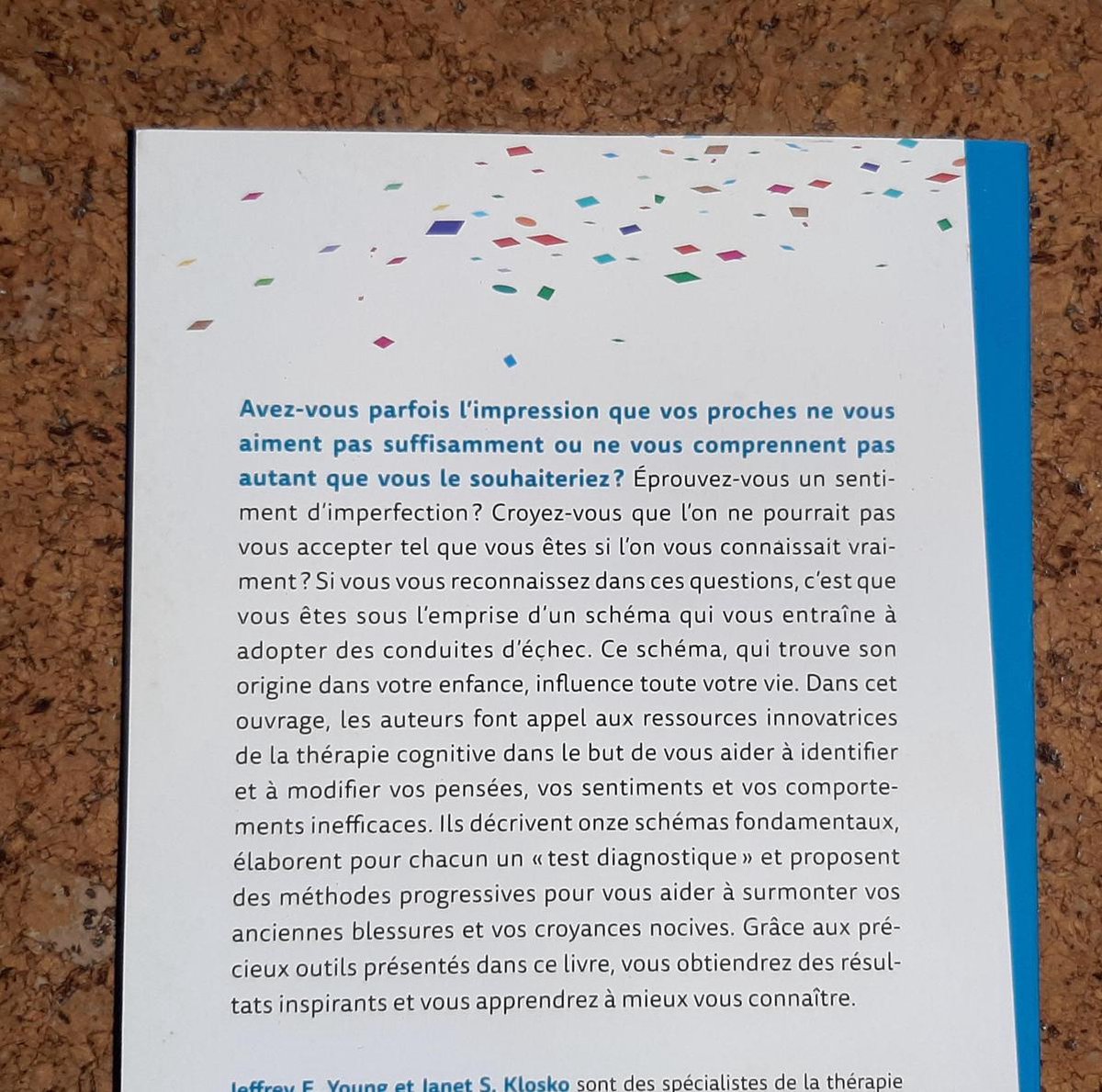 Je réinvente ma vie Par Jeffrey E. Young, Psychologie, Croissance  personnelle