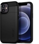 Spigen Slim Armor Case - Telefoonhoesje met Standaard - Hoesje Geschikt voor CS Apple iPhone 12 Mini - Zwart