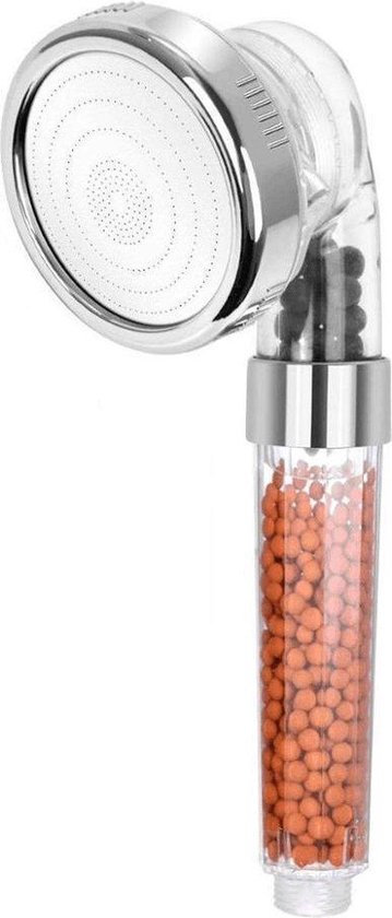 Ionische Douchekop - Waterbesparend - 3 Standen - Hoge Druk Douche - Transparant