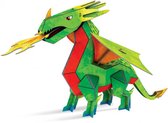 3D-puzzel Draak jongens groen/rood 55 stuks