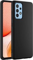 Samsung Galaxy A52 Hoesje - zwart matte siliconen case - A52 4G/5G back cover matte coating  - EPICMOBILE