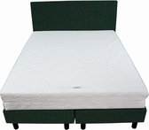Bedworld Boxspring 180x210 - Medium - Velours - Groen (ML37)