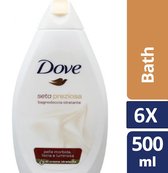 Dove Seta Preziosa Bathschuim 6x500ml Voordeelverpaking