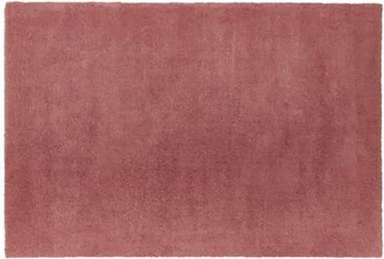 Tapis - rectangle - 200x300 cm - poils épais - vieux rose - rose | bol.com