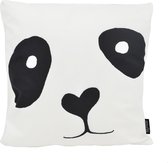Panda Kussenhoes | Katoen/Polyester | 45 x 45 cm | Zwart/Wit