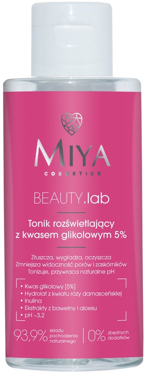 BEAUTY Lab oplichtende tonicum met glycolzuur 5% 150ml