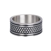 iXXXi Men ring Jaguar zilverkleurig antique - Maat 22