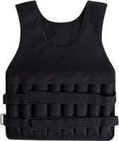 Gewichtsvest 20kg En Weight Vest - Gewichtsvesten - Gewichtsvest Hardlopen - Gewichtsvest Verstelbaar - Zwart