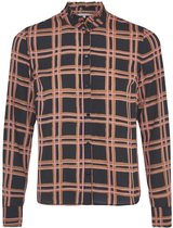 Mexx Blouse Ruffle Collar Shirt Xc0405016w 194203-black Dames Maat - XXL