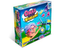 foto van Oma's Woeste Waslijn - Actiespel - Spelletjes voor Kinderen - Met Draaiende Waslijn