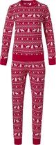Pastunette Familie Kerst Meisjes/Jongens Pyjamaset - Rood - Maat 164