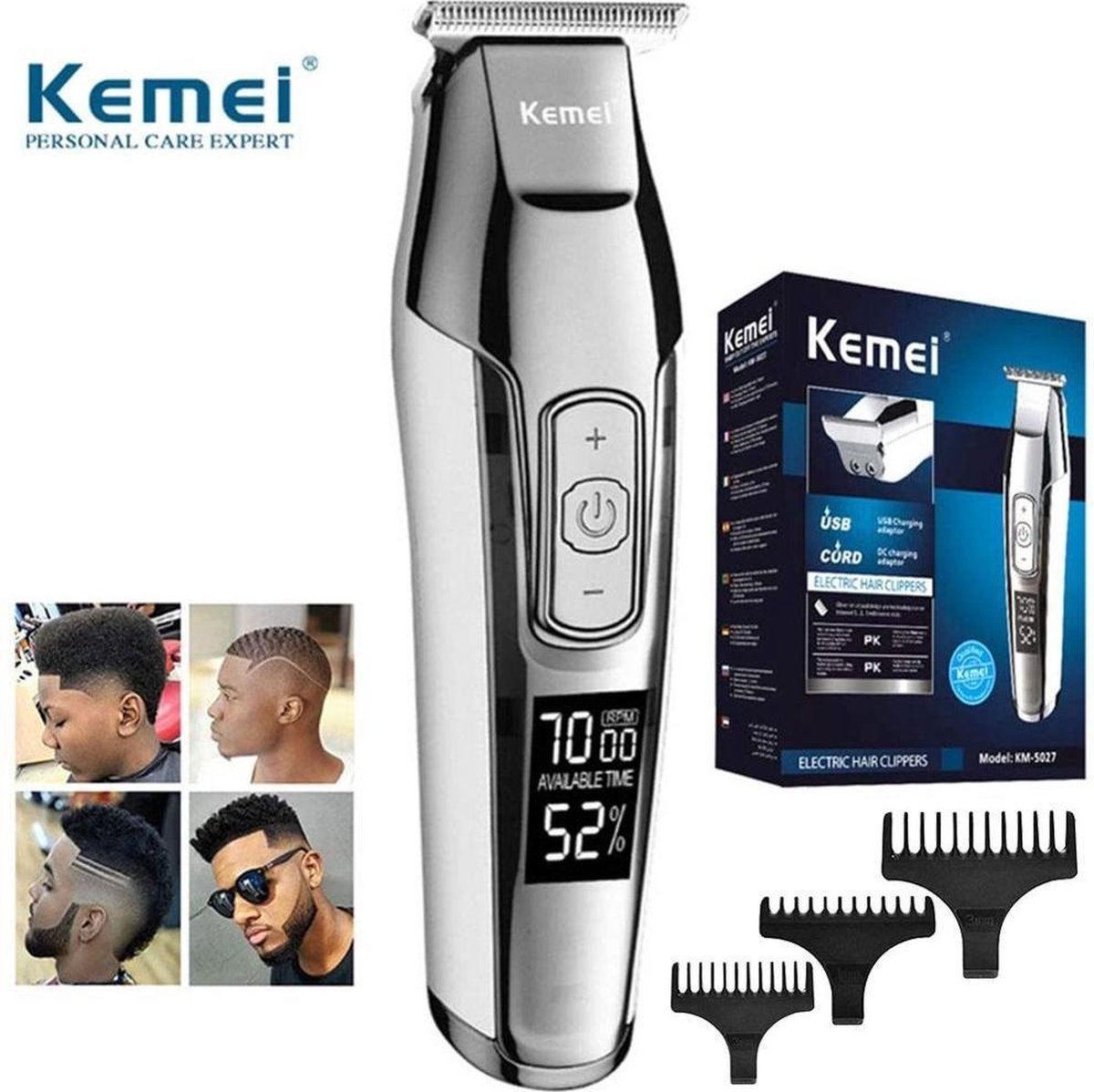 Kemei 5027 Serie - Baard & Tondeuse thumbnail 3