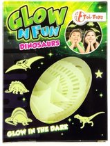 glow in the dark dinosaurus muurstickers 24 stuks