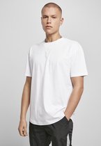 Urban Classics Heren Tshirt -L- Organic Cotton Curved Oversized Wit