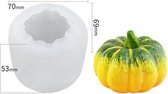 3D siliconen mal Pompoen. Voor cakejes / zeep / kaarsen / gips / beton / Halloween / herfst