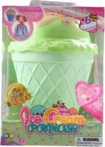 tienerpop cupcake meisjes 13 x 9 cm groen/hagel